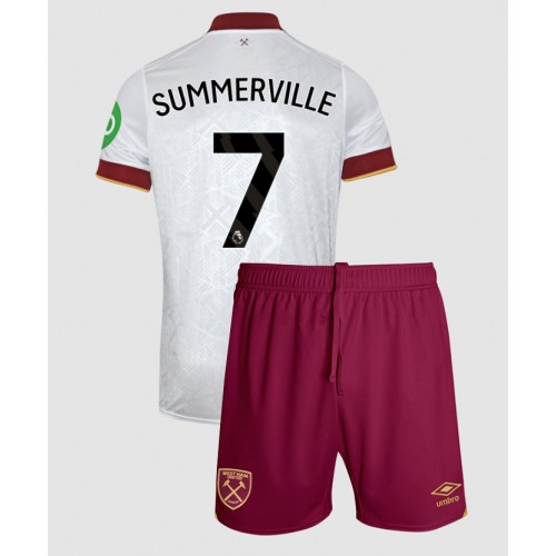 Fotbalové Dres West Ham United Crysencio Summerville #7 Dětské Alternativní 2024-25 Krátký Rukáv (+ trenýrky)